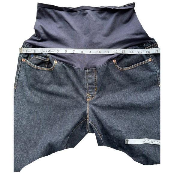 Gap 1969 Sexy Boot Maternity Jeans Dark Wash Size 30/10 - Picture 5 of 10